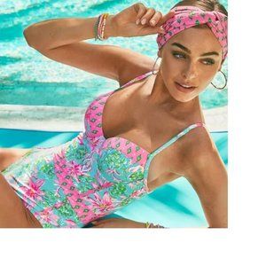 NWT Lilly Pulitzer Palma One-Piece Swimsuit So Shellagant